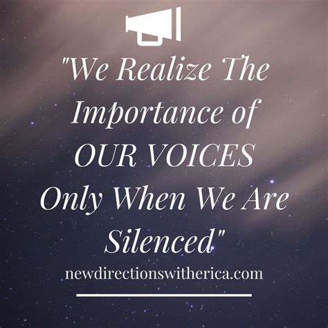 Importance Of Our Voices Inspirational Quotes Quotes Chalkboard