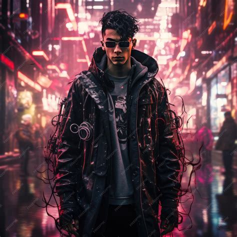 Premium AI Image | Cyber Genesis Unveiling the Enigmatic Saga of a Full