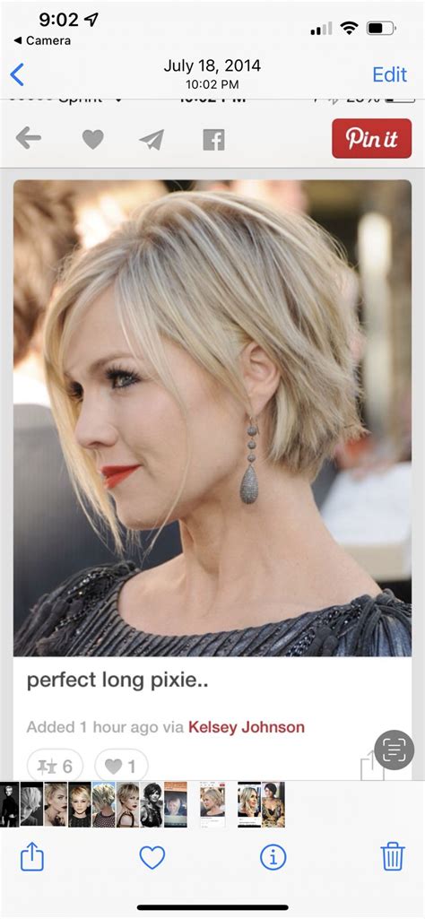 pin by glenda hanstein on hair in 2022 long pixie kelsey johnson hair