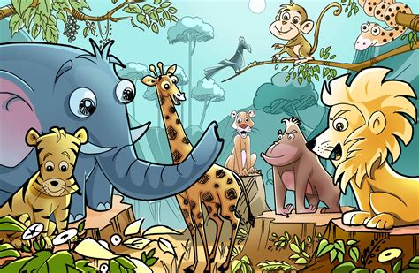 Cartoon Animals Wallpapers Top Free Cartoon Animals Backgrounds