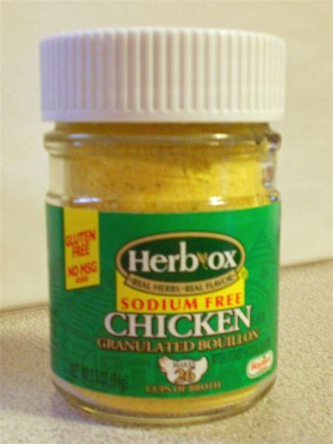 Maybe you would like to learn more about one of these? Herbox Chicken Bouillon - no MSG, Gluten Free, and no ...