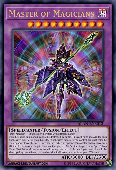 Master Of Magicians By Alanmac95 On Deviantart Yugioh Dragon Cards