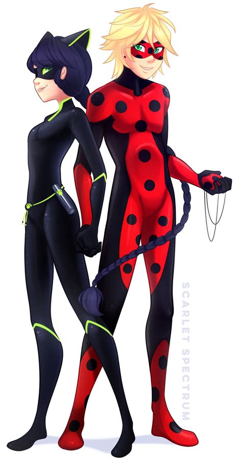 Ladynoir And Mister Bug By Scarlet Spectrum On Deviantart Miraculous