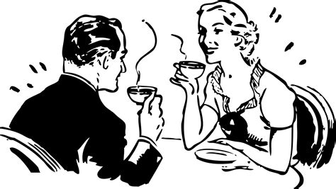 Clipart Coffee Couple