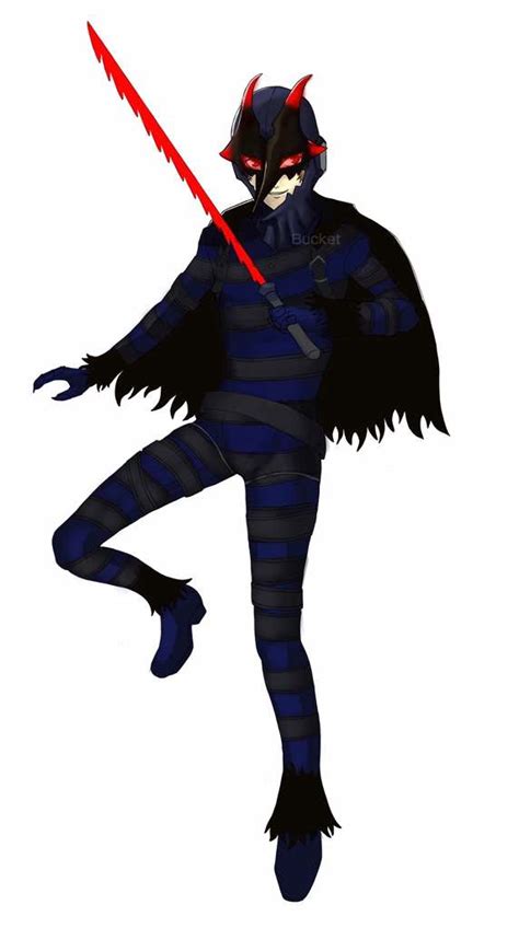 Persona 5 Royal Crow Black Mask Lusomentepalavras