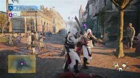 Assassin S Creed Unity Co Op Gameplay Free Roaming Funny Moments