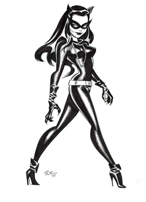 Vintage Catwoman By Bruce Timm Catwoman Comic Julie Newmar Western
