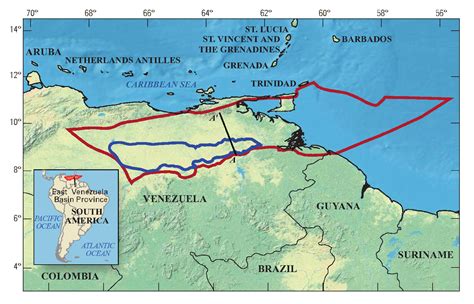 World Map Orinoco River