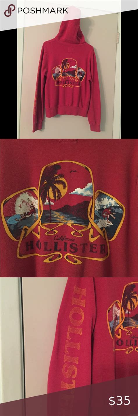 Vintage Hollister Surf Co California Hoodie California Hoodie Mens