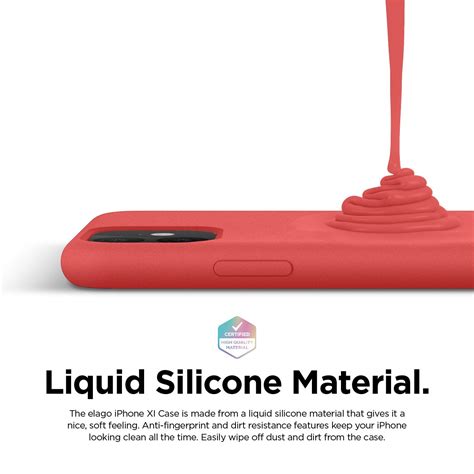 Elago Silicone Case For Iphone 11 Red Digital Life