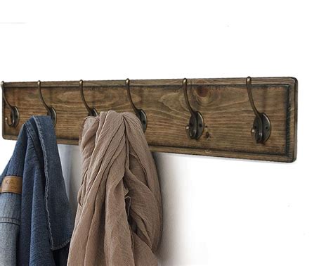 Best Wooden Wall Mount Coat Rack With Shelf Home And Home