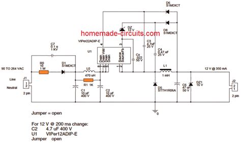 Power Led Circuit Diagram