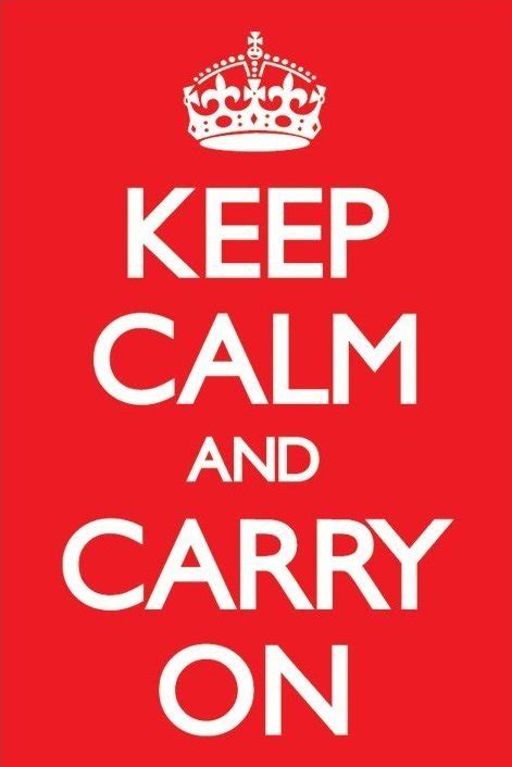 Poster Quadro Keep Calm And Carry On Su Europosters