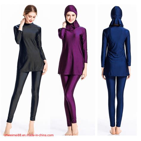 Burkini Islamic Muslim Women Sportswear Costume Modest Swimsuit Lady