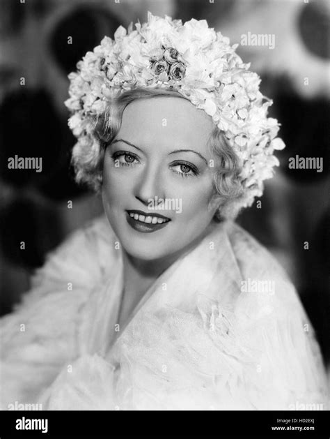 Marion Davies Modeling A Coronet Brim Bonnet Covered With Pastel Toned