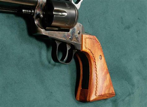 Showing The Ruger Vaquero Extended Grip From The Side Artisan Stock
