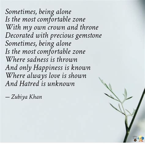 Lonely Poem By Zubiya Khan What Is Life About Quotes Poems