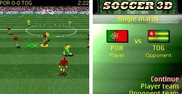 Un clásico vigente en todos los formatos. Juego de fútbol Nokia Soccer 3D para Nokia - SinCelular