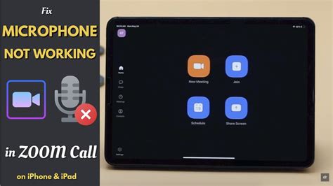 Fix Microphone Not Working In Zoom Calls On Ipad Iphone Easy 6 Ways