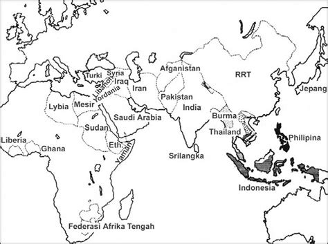 Peta Dunia Sketsa Peta Indonesia Sketsa Peta Indonesia Hitam Putih