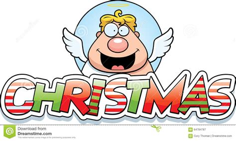Cartoon Angel Christmas Graphic Stock Vector Image 64784787