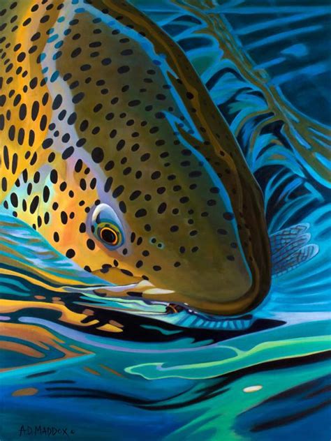 Rise Series Fly Fishing Art Prints Ad Maddox Artist