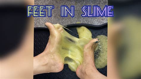 Feet In Slime Asmr Youtube