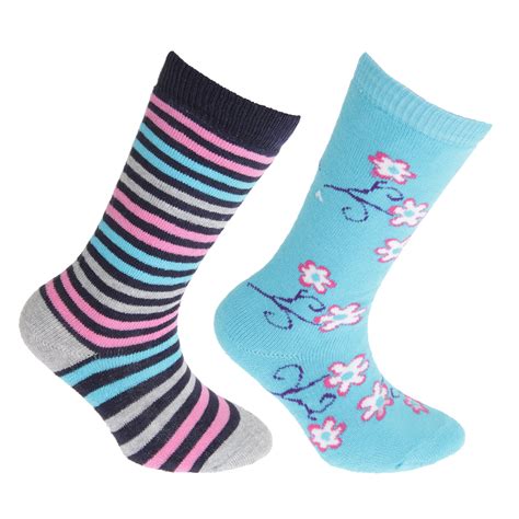 Floso Boysgirls Cotton Rich Welly Socks 2 Pairs
