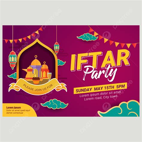 Ramadan Iftar Party Design Poster And Banner Template Download On Pngtree