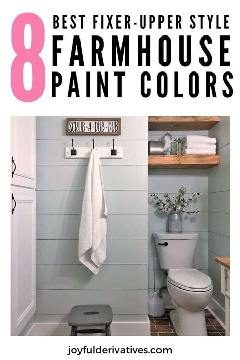 The Best Farmhouse Paint Colors For Home Interiors Joyful Derivatives