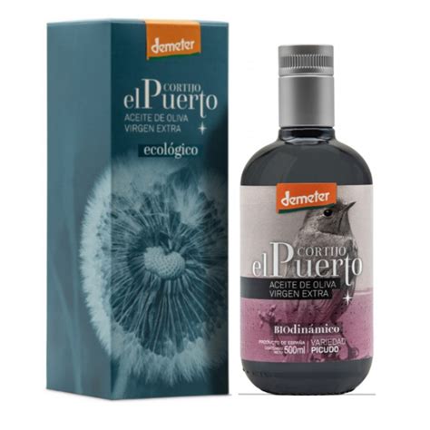 Picudo Organic Biodynamic Extra Virgin Olive Oil EVOO 500 Ml Case