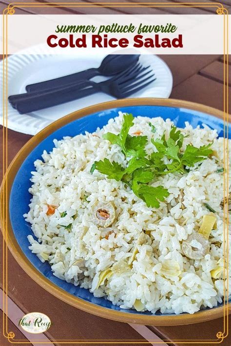 Curried Cold Rice Salad Is A Potluck Favorite Recipe Rice Salad