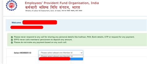 Uan Epfo Passbook Login Check Pf Balance