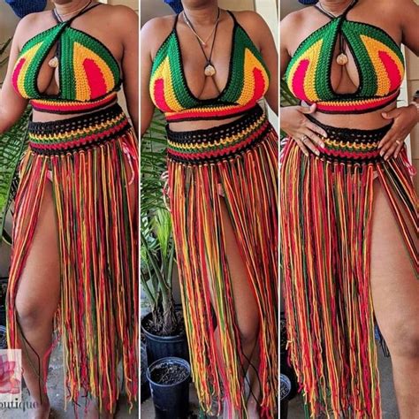 Pin By Whitney Willis On Carnival Fits Festival Outfit Rasta Crochet Clothes
