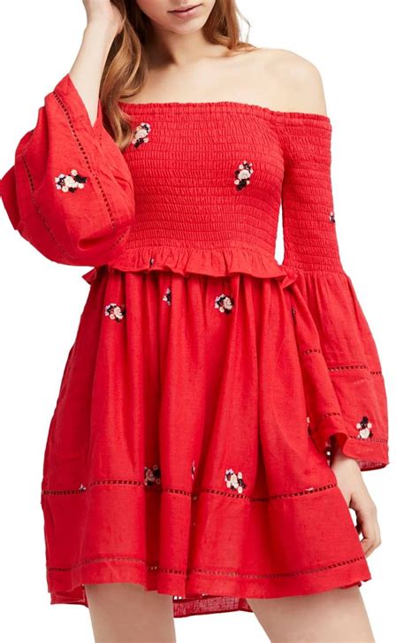 Free People Counting Daisies Embroidered Dress Best Dresses On Sale