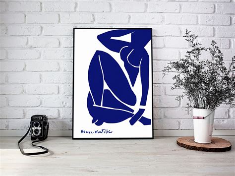 Henri Matisse Nu Blue Matisse Art Print Matisse Blue Nude Etsy