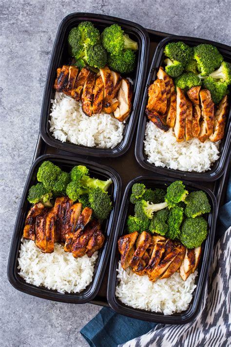20 Minute Meal Prep Chicken Rice And Broccoli Gimme Delicious