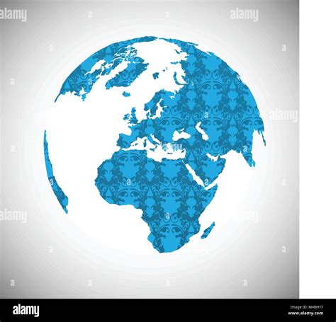 Blue World Vector Stock Vector Image And Art Alamy