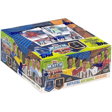 Uefa Match Attax Extra Season 202021 Trading Card Retail Box 30 Packs