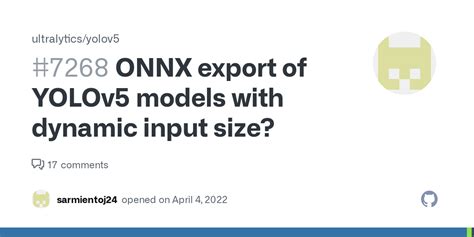 Onnx Export Of Yolov Models With Dynamic Input Size About Ultralytics