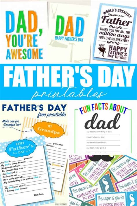20 Free Fathers Day Printables Simply Stacie