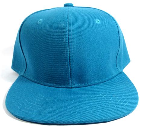 Ideal for sports teams, sports fans and every day wear. Wholesale Blank Snapback Hats Caps - Turquoise Blue