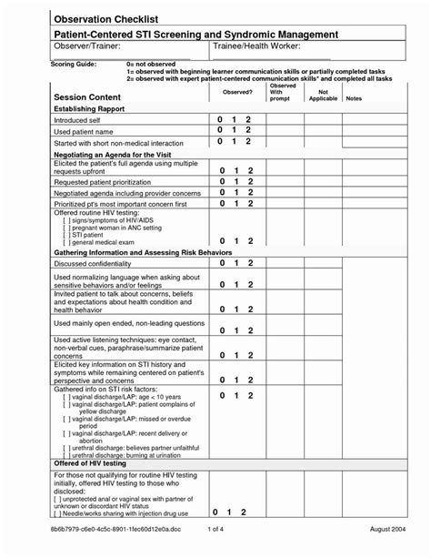 Student Observation Form Template Fresh Examples Of Preschool Classroom