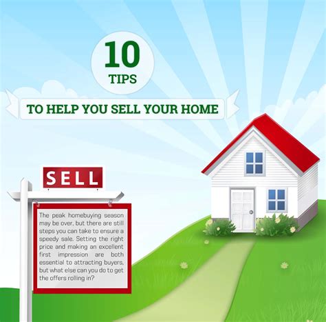 Top 10 Tips To Help You Sell Your Home Fast Infographic