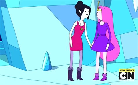Princess Bubblegum And Marceline Kiss In Adventure Time Series Finale