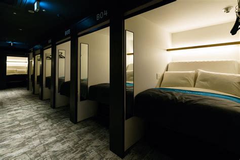 The hybrid capsule hotel gives more space for sleeping. The best capsule hotels in Tokyo, Japan