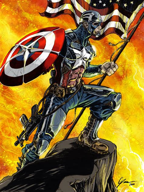 Pr Captain America By Danielgovar On Deviantart