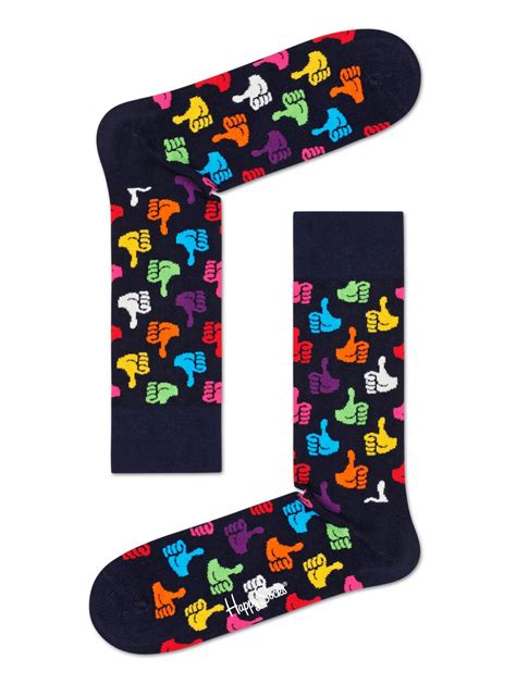 Happy Socks Thumbs Up Sock Unisex Sokken Vrolijke Sokken Thu01