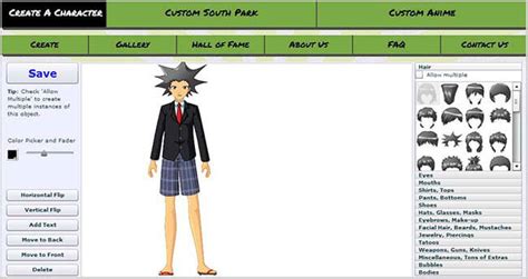 Anime Character Creator Full Body Anime Characters