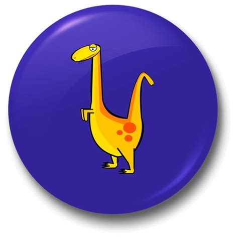 Cartoon artists draw cartoons for animated television, advertisements, newspapers, books and comic books. Cartoon Dino Badge - Just Stickers : Just Stickers